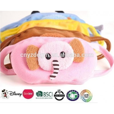 Lovely design cute plush mouth-muffle/cute kids facemask children cartoon facemask lovely mouth-muffle