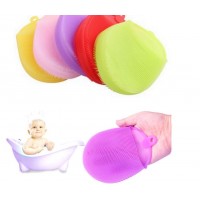 Silicone Bath Brush Body Scrubber 1PC  Anti Cellulite Shower Exfoliating Brush Scrub Silica Shampoo Massage Baby Bath Comb