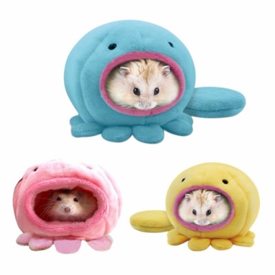 Cute Pet Nest House Small Animal Guinea Pigs Hamster Mice Winter Warm Plush Bed